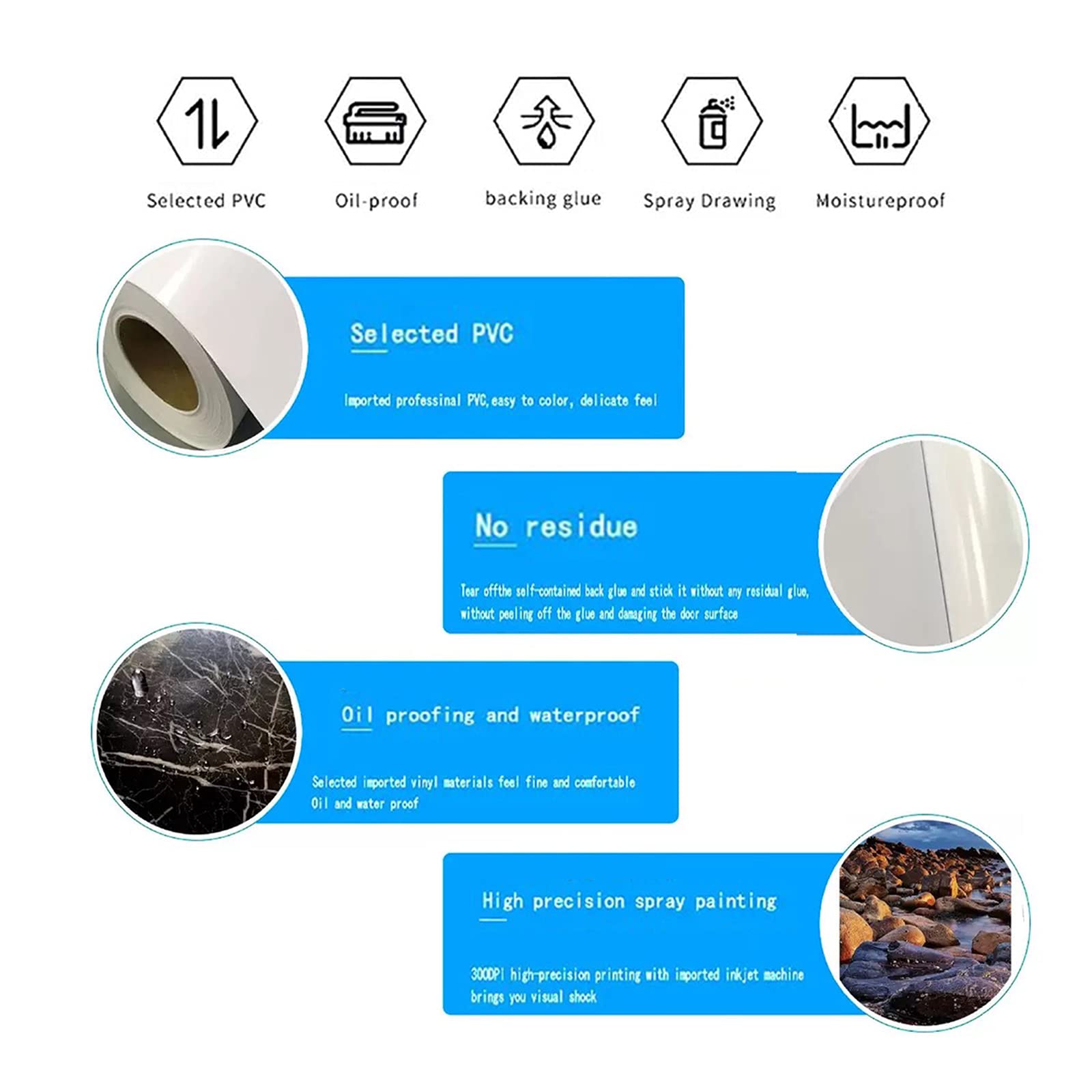 Custom Door Stickers Wallpaper - Home Decor Free Images 评论和价格