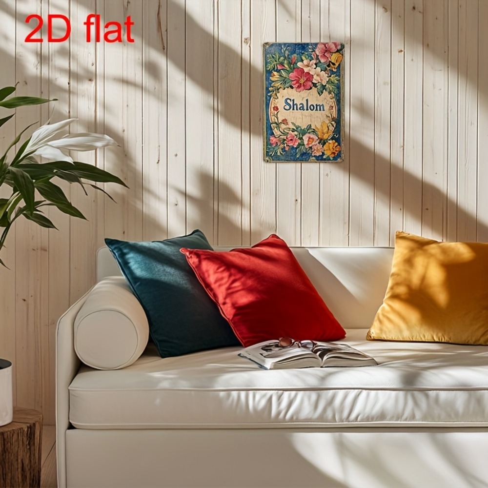 CIFBUY Vintage Floral Shalom A - Home Decor Garden 评论和价格