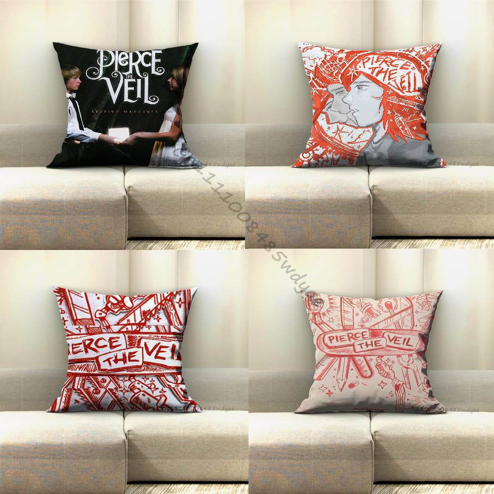 P-Pierce The Veil Band Pillow  - Decorative Throw Pillow 评论和价格