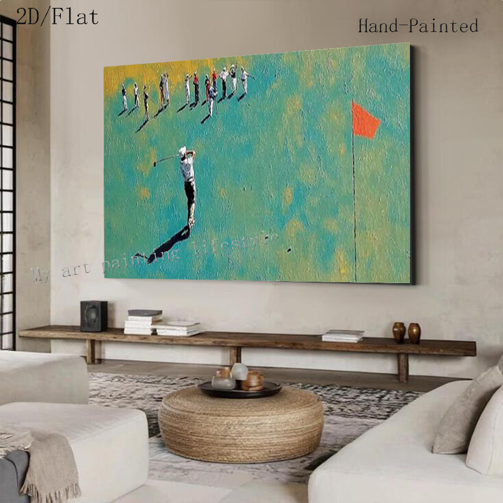 100% Handmade Abstract Oil Pai - Home Decor Free Images 评论和价格