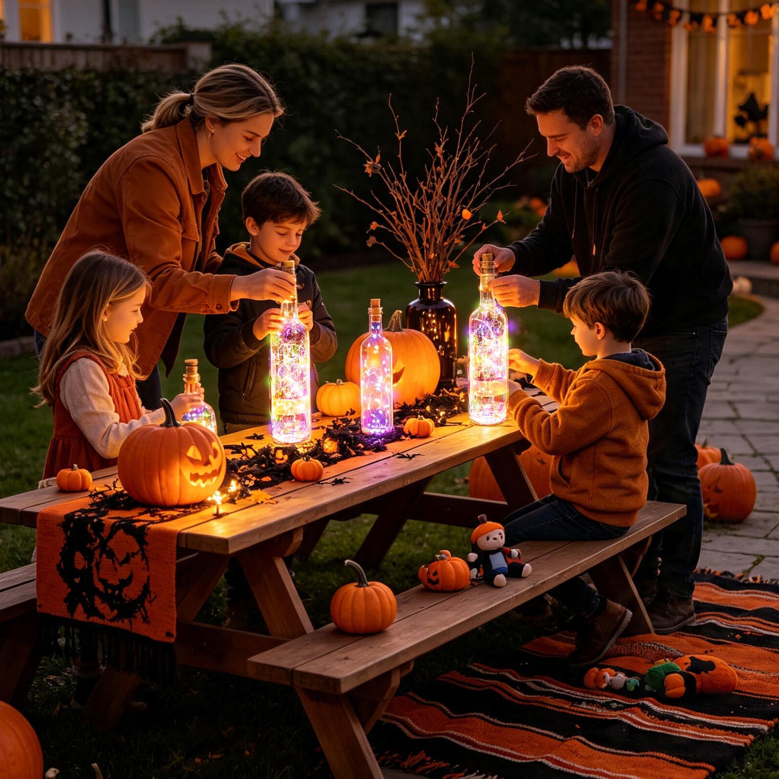 Solar Wine Bottle Lights 6 Pie - Home Decor Garden 评论和价格